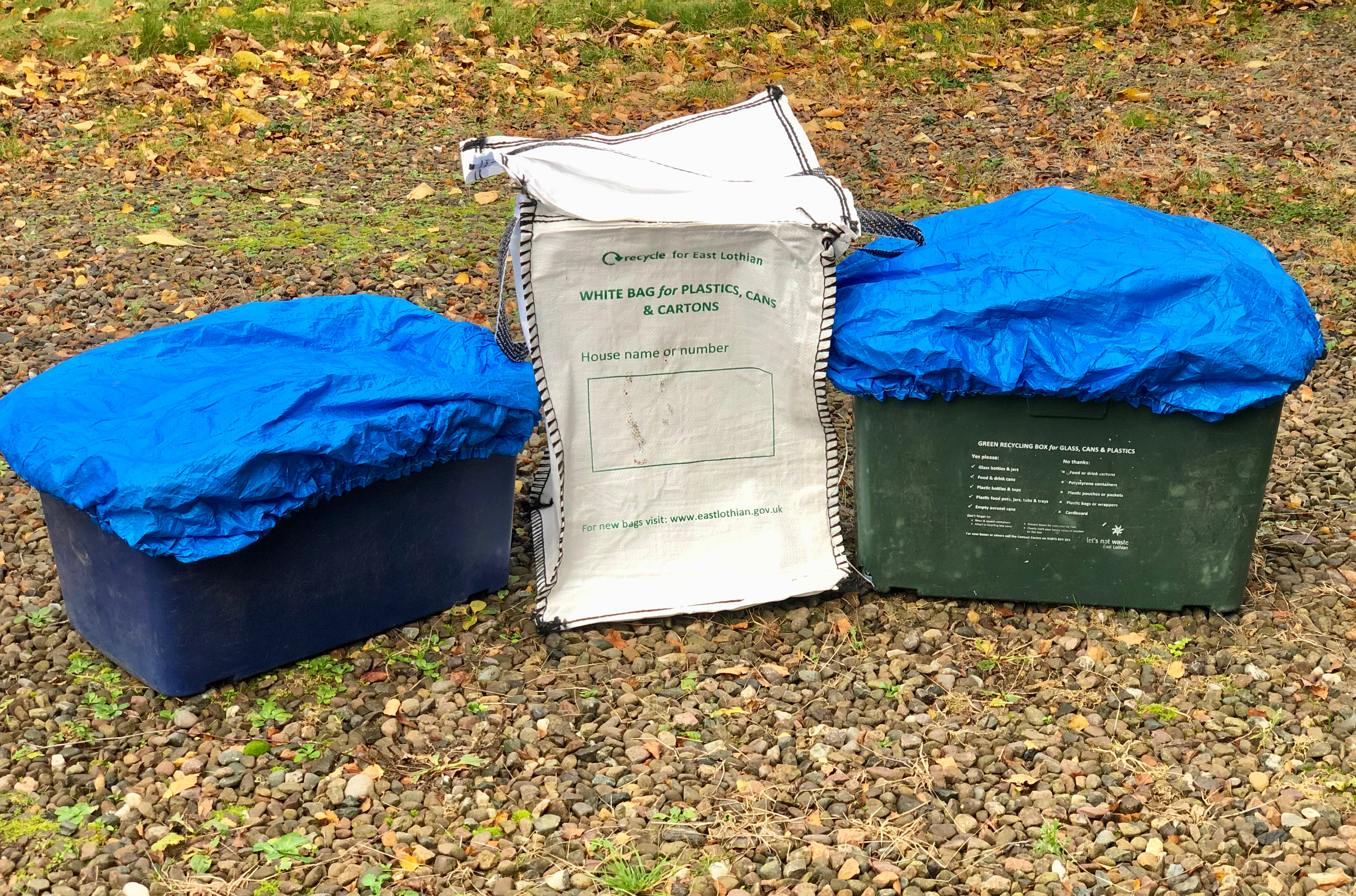 east lothian recycling boxes